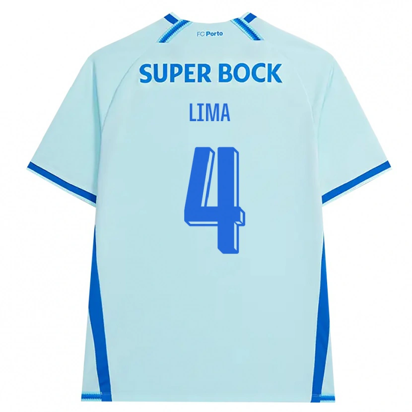 Danxen Män Karoline Lima #4 Ljus Cyan Blå Tredjesatsen Matchtröjor 2026/27 Tröjor T-Tröja