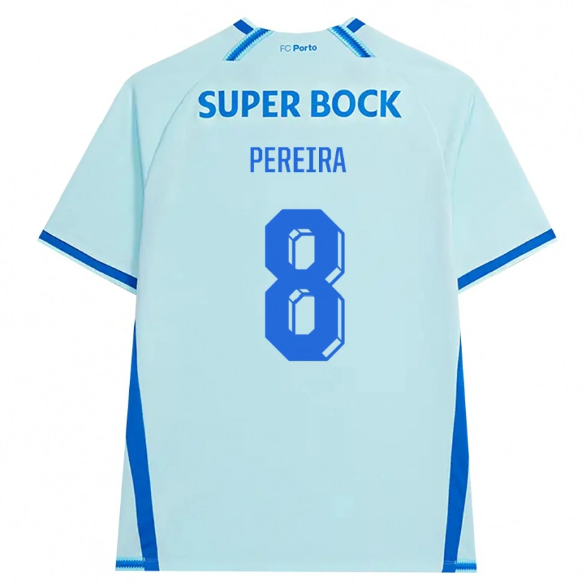 Danxen Män Catarina Pereira #8 Ljus Cyan Blå Tredjesatsen Matchtröjor 2026/27 Tröjor T-Tröja