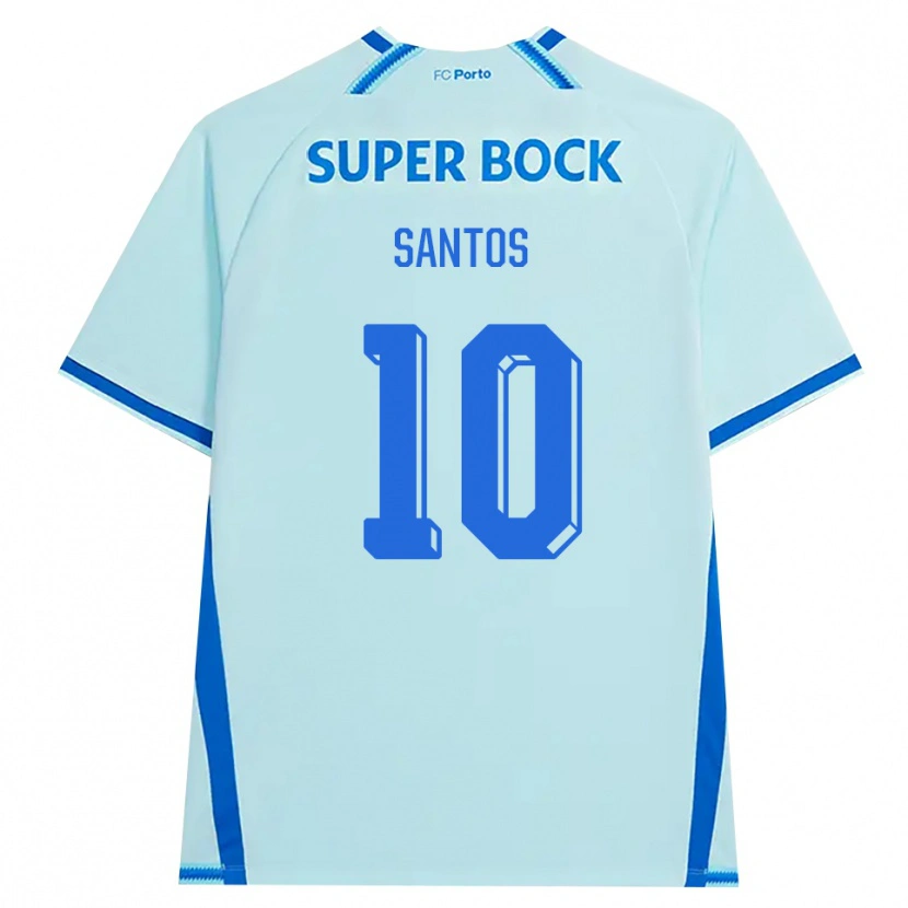 Danxen Män Gonçalo Santos #10 Ljus Cyan Blå Tredjesatsen Matchtröjor 2026/27 Tröjor T-Tröja