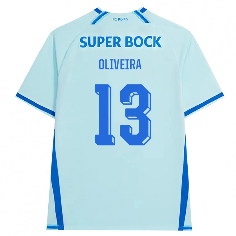 Danxen Män Tomás Oliveira #13 Ljus Cyan Blå Tredjesatsen Matchtröjor 2026/27 Tröjor T-Tröja