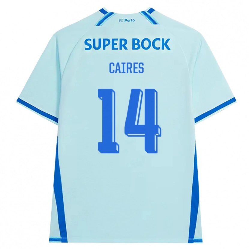 Danxen Män Tiago Caires #14 Ljus Cyan Blå Tredjesatsen Matchtröjor 2026/27 Tröjor T-Tröja