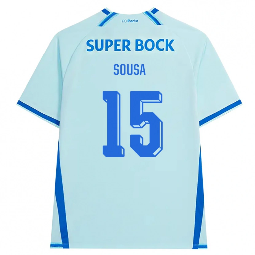 Danxen Män Vasco Sousa #15 Ljus Cyan Blå Tredjesatsen Matchtröjor 2026/27 Tröjor T-Tröja