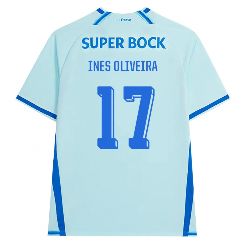 Danxen Män Inês Oliveira #17 Ljus Cyan Blå Tredjesatsen Matchtröjor 2026/27 Tröjor T-Tröja