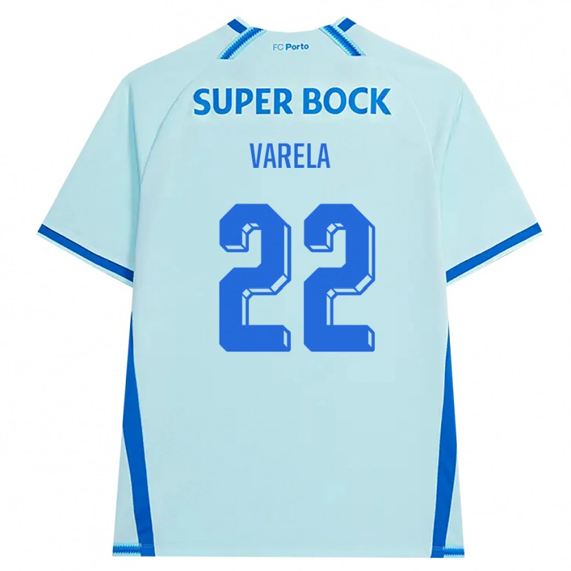 Danxen Män Alan Varela #22 Ljus Cyan Blå Tredjesatsen Matchtröjor 2026/27 Tröjor T-Tröja