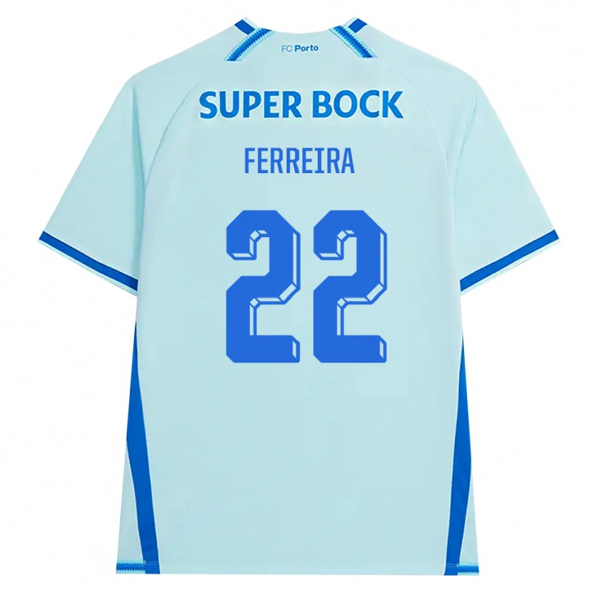 Danxen Män Joana Ferreira #22 Ljus Cyan Blå Tredjesatsen Matchtröjor 2026/27 Tröjor T-Tröja