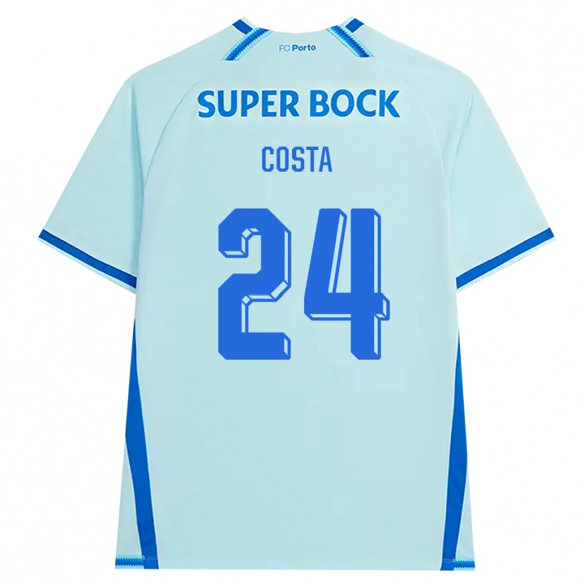 Danxen Män João Costa #24 Ljus Cyan Blå Tredjesatsen Matchtröjor 2026/27 Tröjor T-Tröja