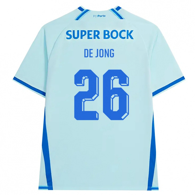 Danxen Män Luuk De Jong #26 Ljus Cyan Blå Tredjesatsen Matchtröjor 2026/27 Tröjor T-Tröja