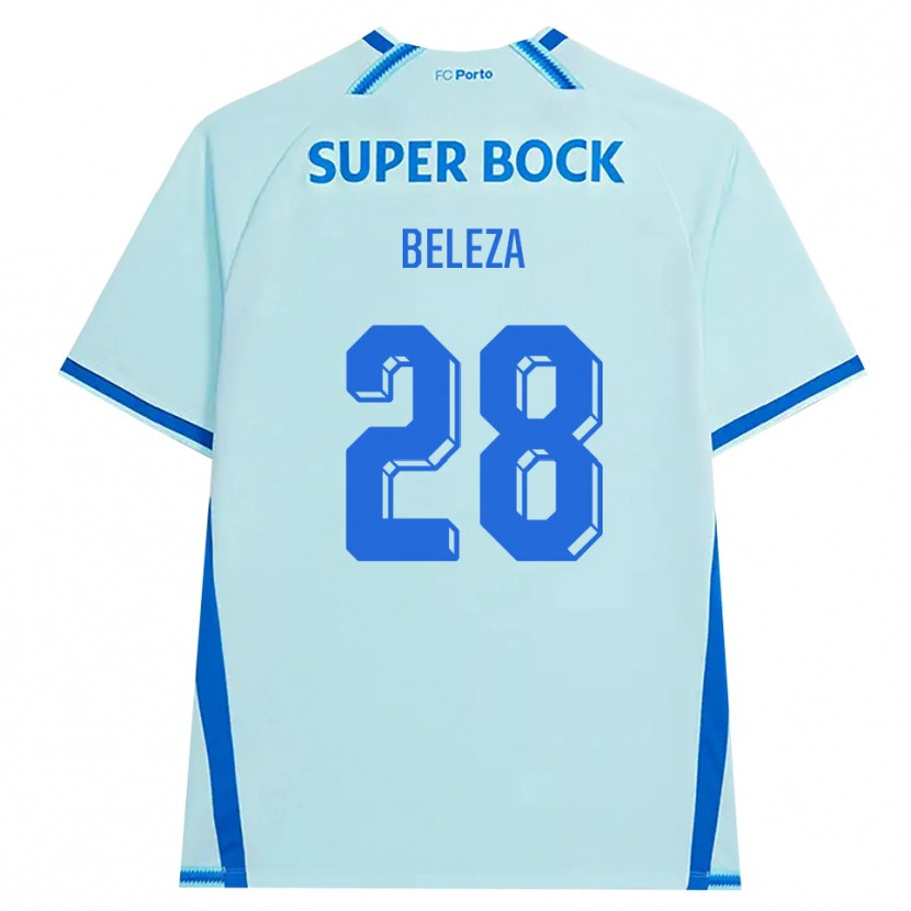 Danxen Män Tatiana Beleza #28 Ljus Cyan Blå Tredjesatsen Matchtröjor 2026/27 Tröjor T-Tröja