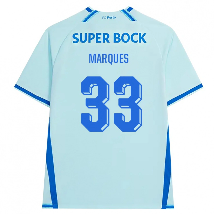 Danxen Män Bárbara Marques #33 Ljus Cyan Blå Tredjesatsen Matchtröjor 2026/27 Tröjor T-Tröja