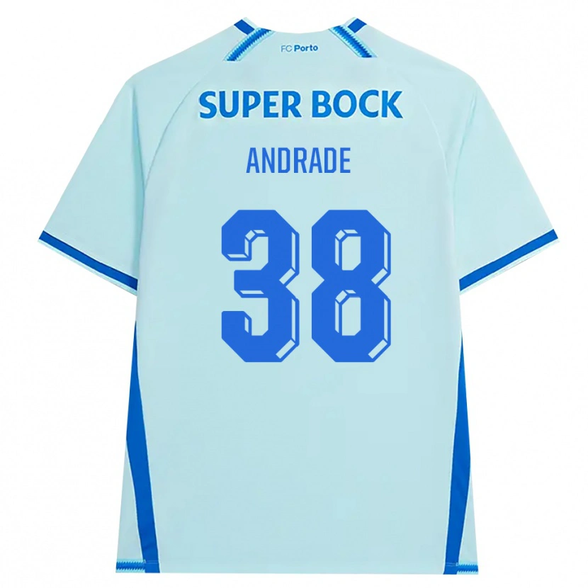 Danxen Män Fernando Andrade #38 Ljus Cyan Blå Tredjesatsen Matchtröjor 2026/27 Tröjor T-Tröja