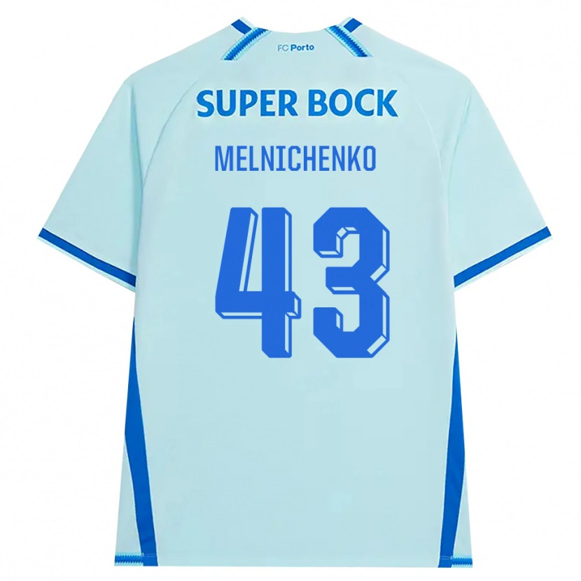 Danxen Män Trofim Melnichenko #43 Ljus Cyan Blå Tredjesatsen Matchtröjor 2026/27 Tröjor T-Tröja
