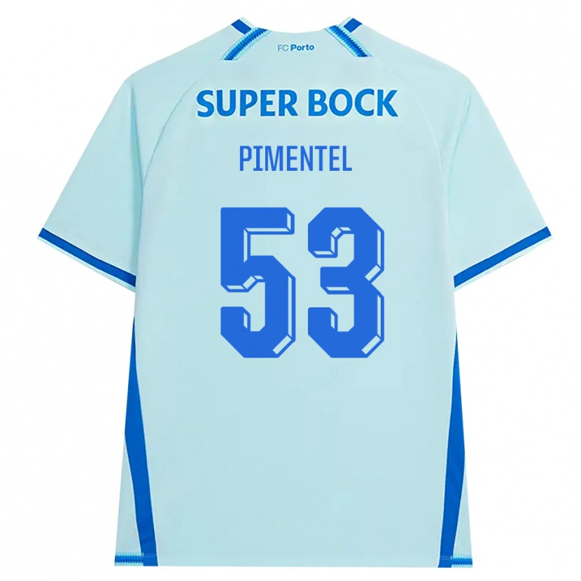 Danxen Män Eric Pimentel #53 Ljus Cyan Blå Tredjesatsen Matchtröjor 2026/27 Tröjor T-Tröja