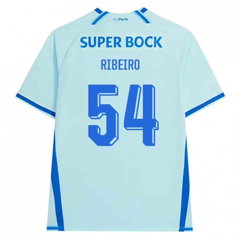 Danxen Män António Ribeiro #54 Ljus Cyan Blå Tredjesatsen Matchtröjor 2026/27 Tröjor T-Tröja