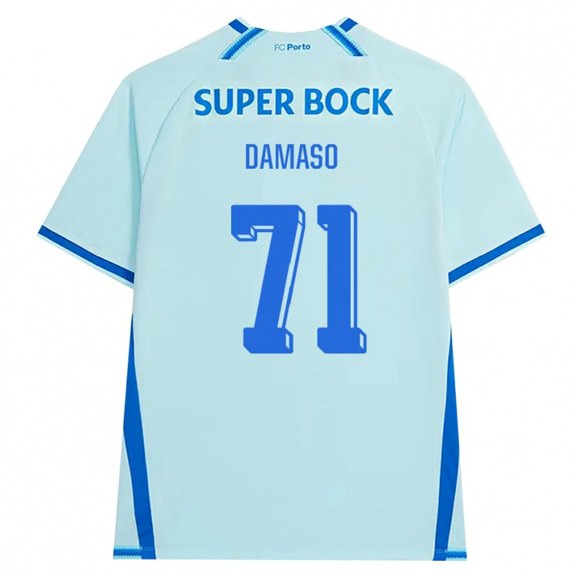 Danxen Män Nico Damaso #71 Ljus Cyan Blå Tredjesatsen Matchtröjor 2026/27 Tröjor T-Tröja