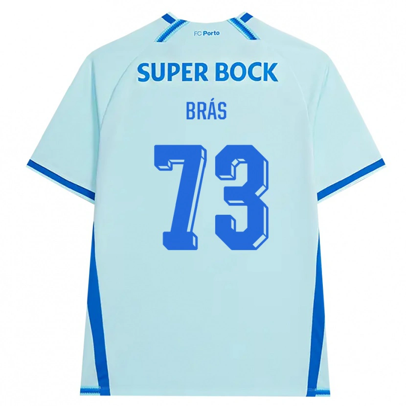 Danxen Män Gabriel Brás #73 Ljus Cyan Blå Tredjesatsen Matchtröjor 2026/27 Tröjor T-Tröja