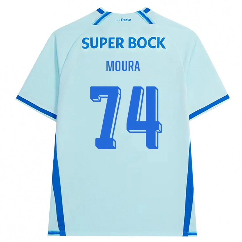 Danxen Män Francisco Moura #74 Ljus Cyan Blå Tredjesatsen Matchtröjor 2026/27 Tröjor T-Tröja