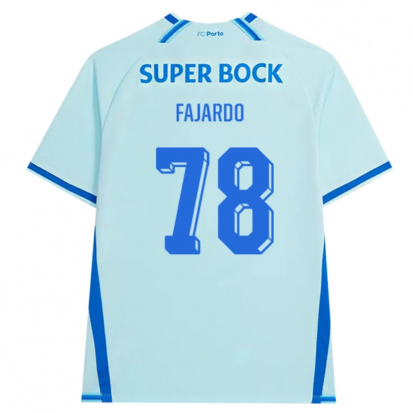 Danxen Män Leonardo Fajardo #78 Ljus Cyan Blå Tredjesatsen Matchtröjor 2026/27 Tröjor T-Tröja