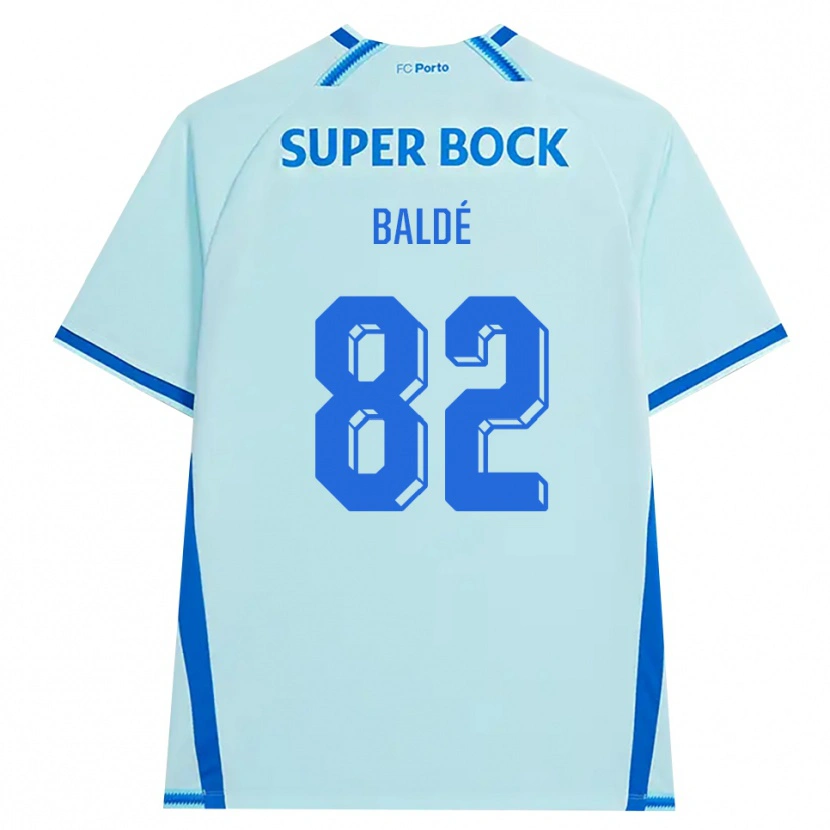 Danxen Män Alfa Baldé #82 Ljus Cyan Blå Tredjesatsen Matchtröjor 2026/27 Tröjor T-Tröja