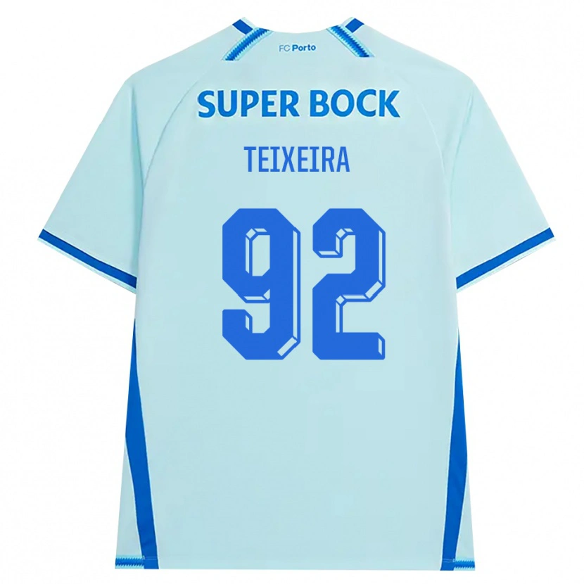 Danxen Män João Teixeira #92 Ljus Cyan Blå Tredjesatsen Matchtröjor 2026/27 Tröjor T-Tröja