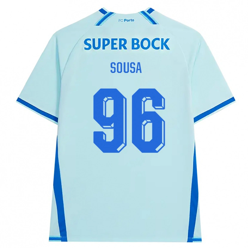 Danxen Män Filipe Sousa #96 Ljus Cyan Blå Tredjesatsen Matchtröjor 2026/27 Tröjor T-Tröja