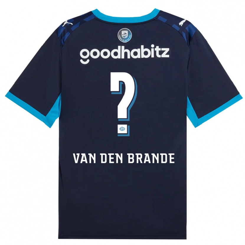 Danxen Män Daan Van Den Brande #0 Kornblå Kungligblå Tredjesatsen Matchtröjor 2026/27 Tröjor T-Tröja