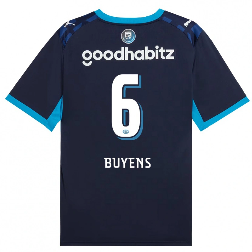 Danxen Män Mathieu Buyens #6 Kornblå Kungligblå Tredjesatsen Matchtröjor 2026/27 Tröjor T-Tröja