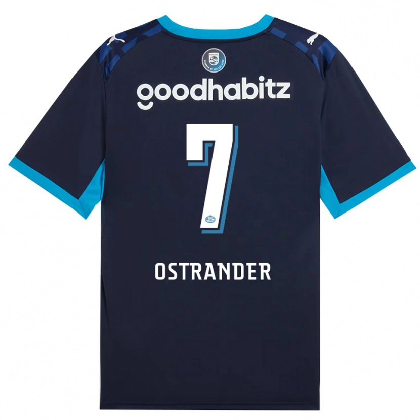 Danxen Män William Ostrander #7 Kornblå Kungligblå Tredjesatsen Matchtröjor 2026/27 Tröjor T-Tröja