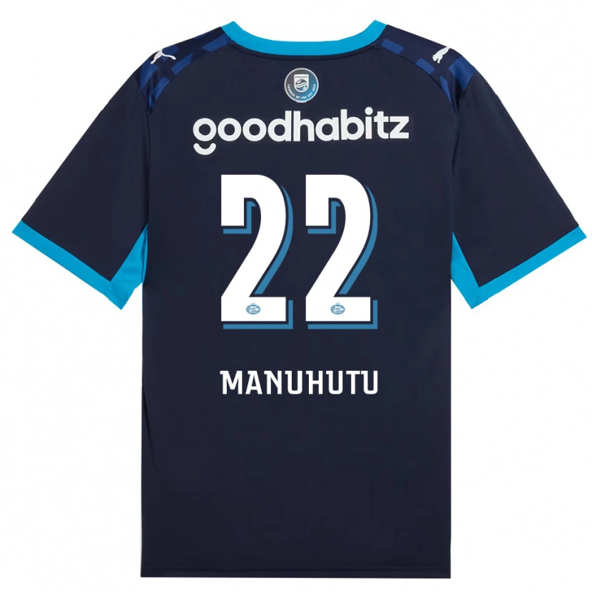 Danxen Män Rivas Manuhutu #22 Kornblå Kungligblå Tredjesatsen Matchtröjor 2026/27 Tröjor T-Tröja
