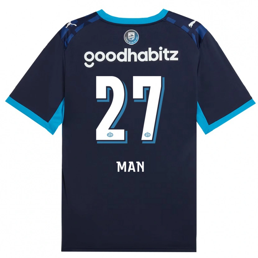 Danxen Män Dennis Man #27 Kornblå Kungligblå Tredjesatsen Matchtröjor 2026/27 Tröjor T-Tröja