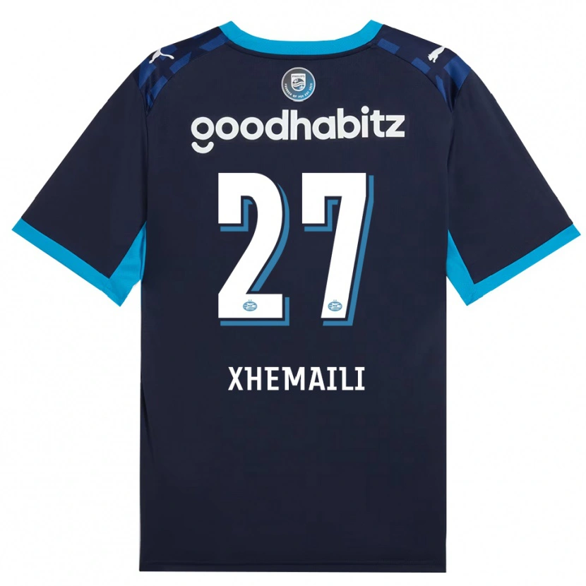 Danxen Män Riola Xhemaili #27 Kornblå Kungligblå Tredjesatsen Matchtröjor 2026/27 Tröjor T-Tröja