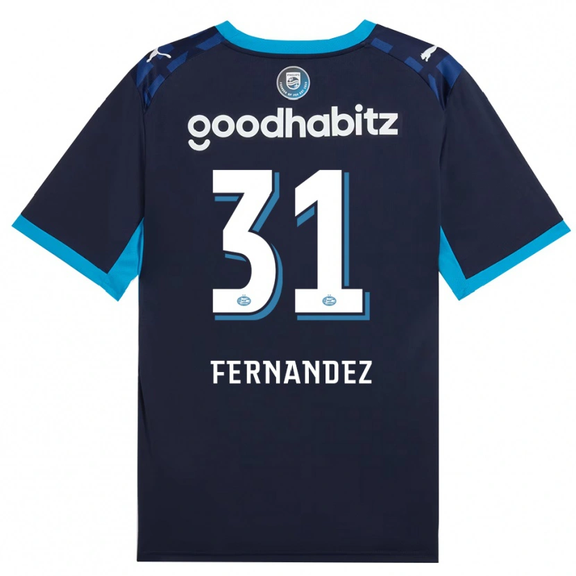 Danxen Män Noah Fernandez #31 Kornblå Kungligblå Tredjesatsen Matchtröjor 2026/27 Tröjor T-Tröja