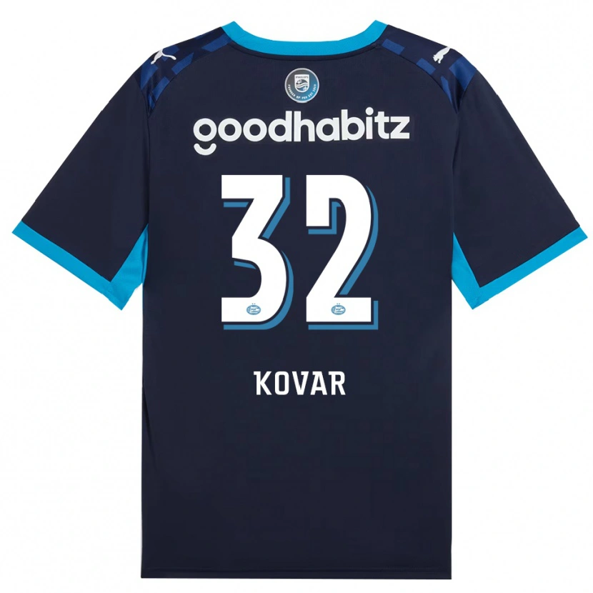 Danxen Män Matej Kovar #32 Kornblå Kungligblå Tredjesatsen Matchtröjor 2026/27 Tröjor T-Tröja