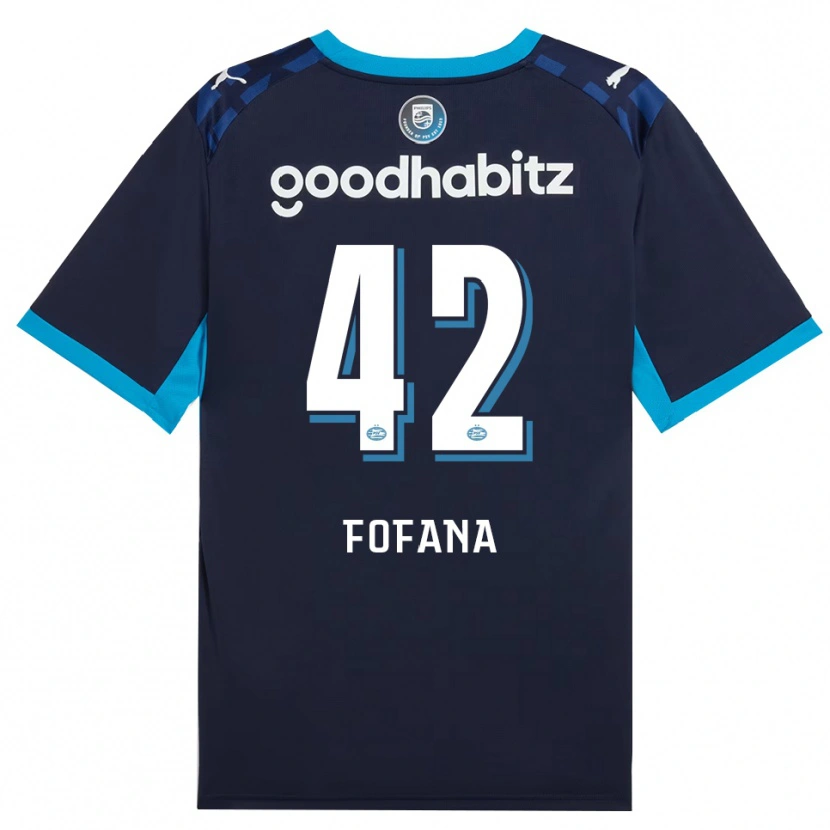 Danxen Män Fode Fofana #42 Kornblå Kungligblå Tredjesatsen Matchtröjor 2026/27 Tröjor T-Tröja