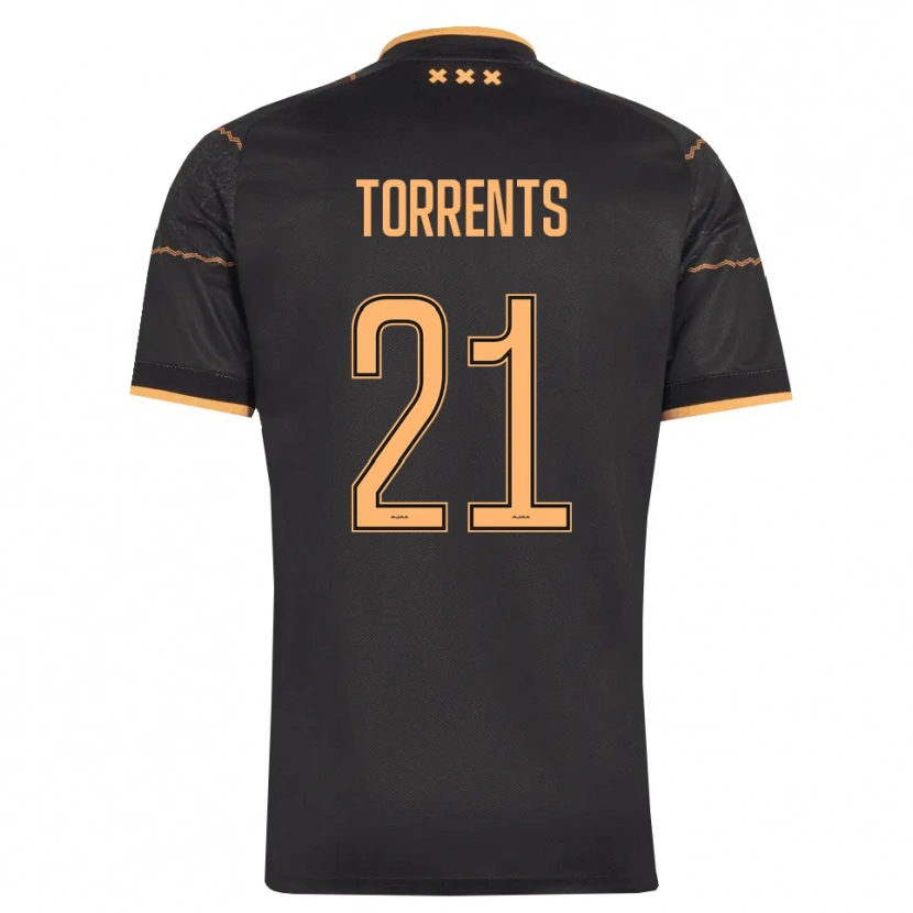 Danxen Män Jofre Torrents #21 Svart Orange Bortatröja Matchtröjor 2026/27 Tröjor T-Tröja