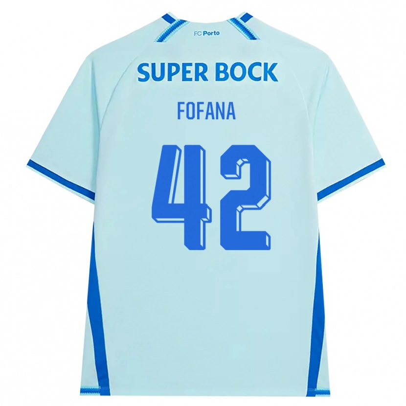 Danxen Män Seko Fofana #42 Ljus Cyan Blå Tredjesatsen Matchtröjor 2026/27 Tröjor T-Tröja