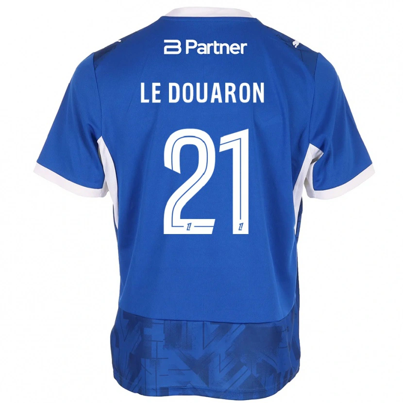 Danxen Män Jérémy Le Douaron #21 Mellanblå Vit Hemmatröja Matchtröjor 2026/27 Tröjor T-Tröja