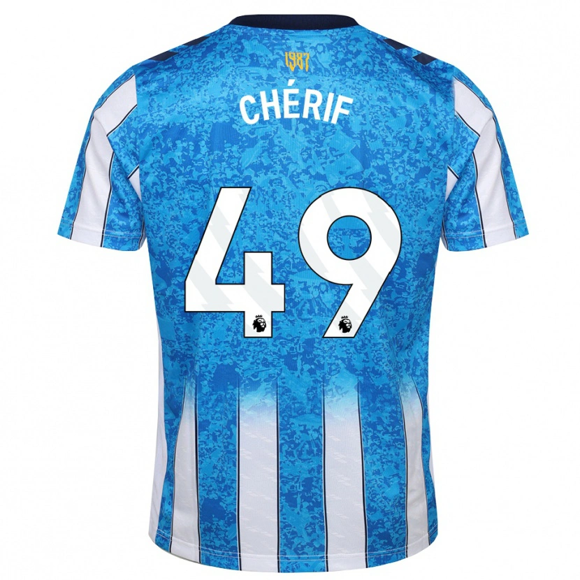 Danxen Män Sidiki Chérif #49 Vit Blå Orange Hemmatröja Matchtröjor 2026/27 Tröjor T-Tröja