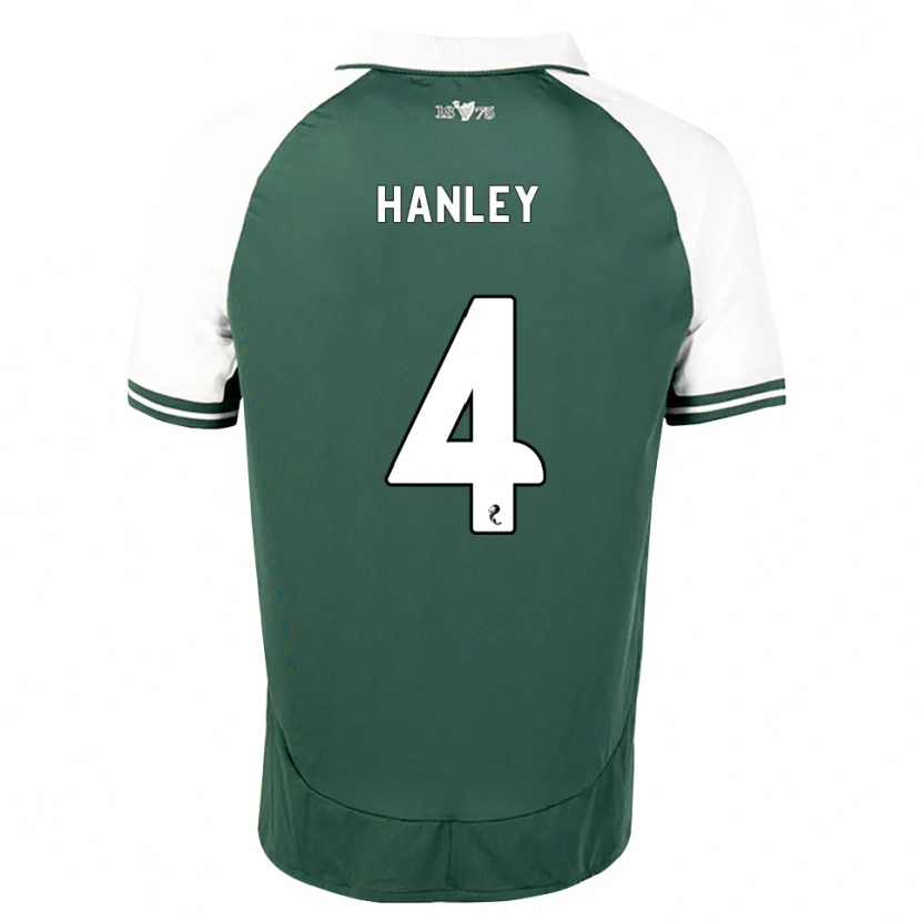 Danxen Kvinnor Grant Hanley #4 Havsgrön Vit Hemmatröja Matchtröjor 2026/27 Tröjor T-Tröja