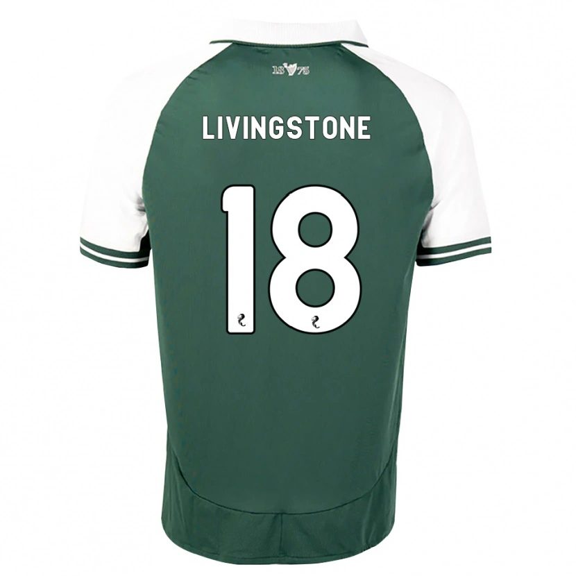Danxen Kvinnor Rosie Livingstone #18 Havsgrön Vit Hemmatröja Matchtröjor 2026/27 Tröjor T-Tröja