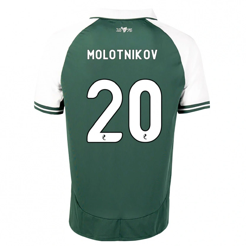 Danxen Kvinnor Rudi Molotnikov #20 Havsgrön Vit Hemmatröja Matchtröjor 2026/27 Tröjor T-Tröja