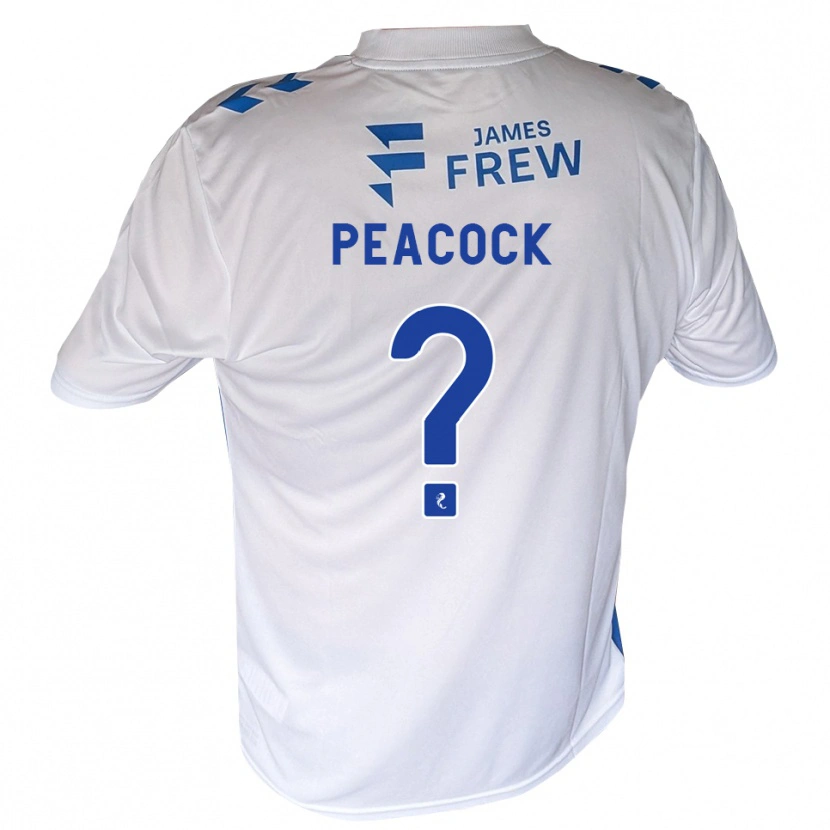 Danxen Kvinnor Aaron Peacock #0 Kungligblå Vit Hemmatröja Matchtröjor 2026/27 Tröjor T-Tröja