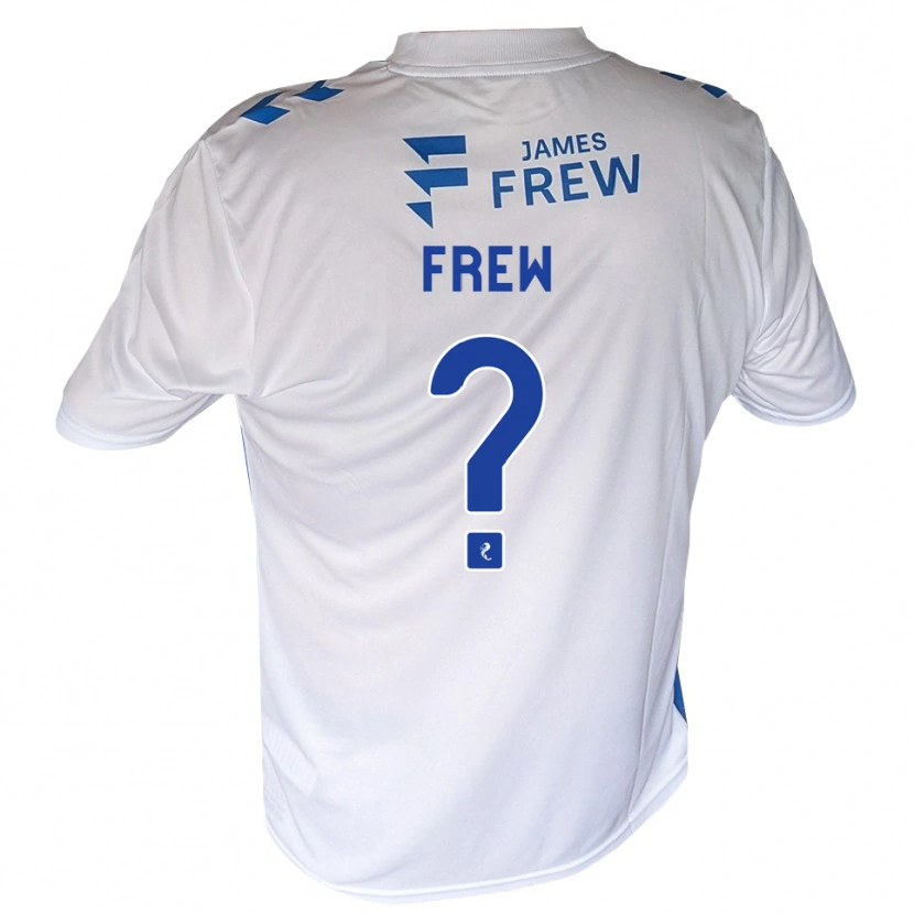 Danxen Kvinnor Tony Frew #0 Kungligblå Vit Hemmatröja Matchtröjor 2026/27 Tröjor T-Tröja