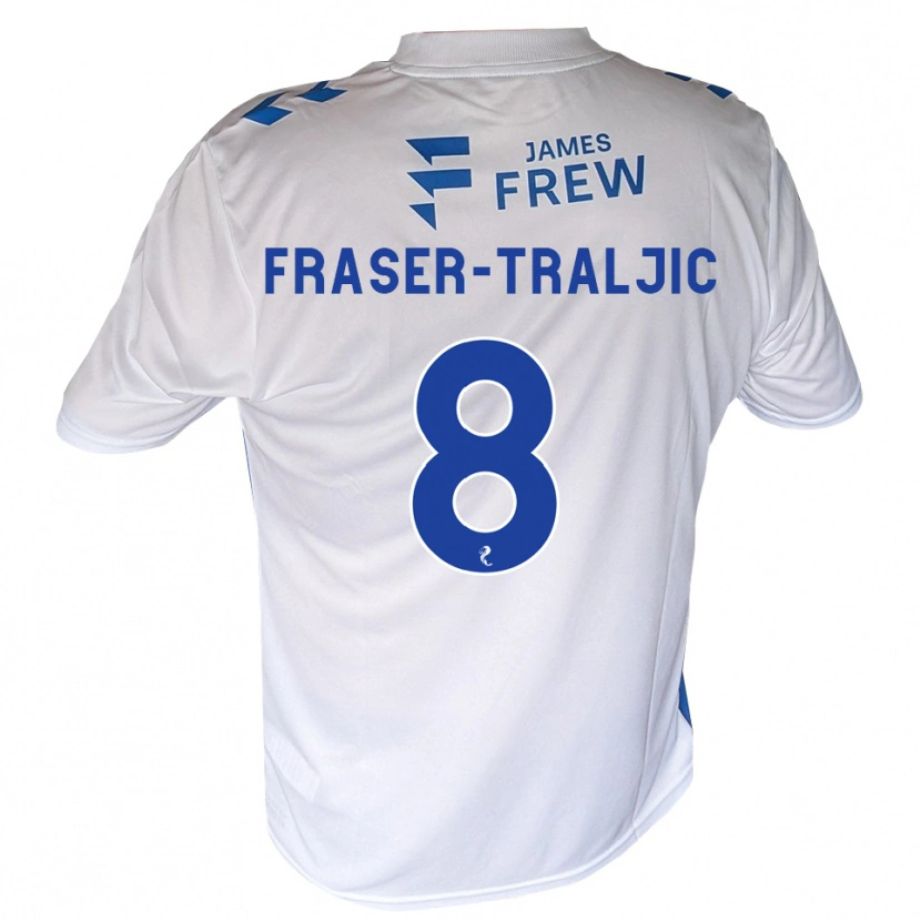 Danxen Kvinnor Kali Fraser-Traljic #8 Kungligblå Vit Hemmatröja Matchtröjor 2026/27 Tröjor T-Tröja