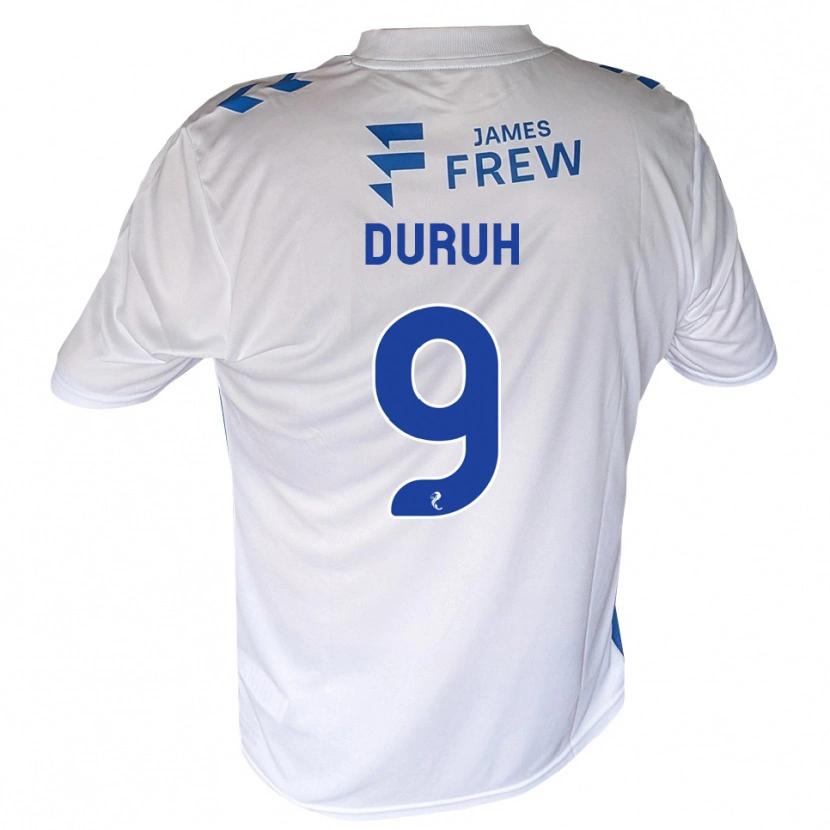 Danxen Kvinnor Samuel Duruh #9 Kungligblå Vit Hemmatröja Matchtröjor 2026/27 Tröjor T-Tröja