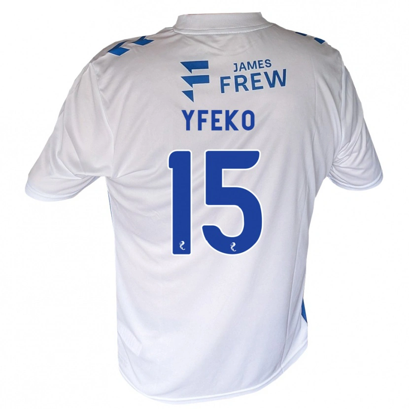 Danxen Kvinnor Johnly Yfeko #15 Kungligblå Vit Hemmatröja Matchtröjor 2026/27 Tröjor T-Tröja