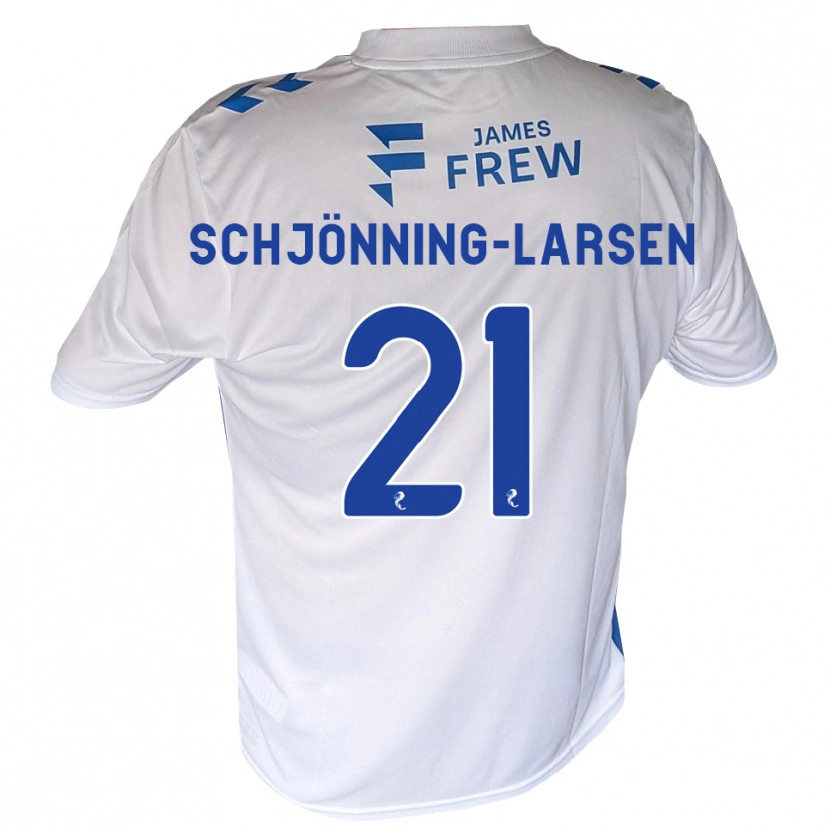 Danxen Kvinnor Michael Schjönning-Larsen #21 Kungligblå Vit Hemmatröja Matchtröjor 2026/27 Tröjor T-Tröja