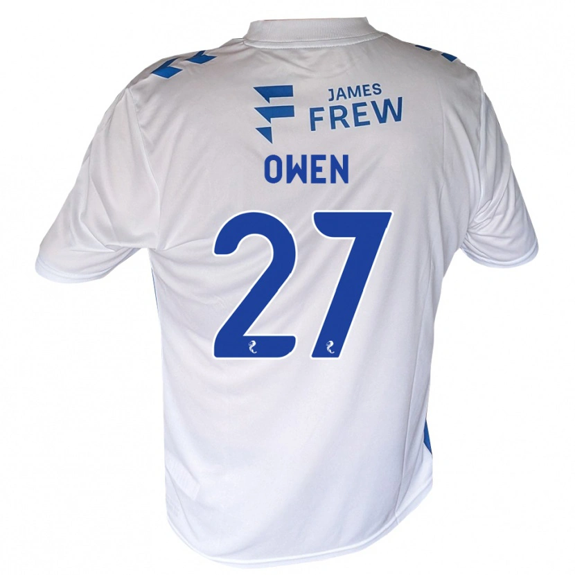 Danxen Kvinnor Ieuan Owen #27 Kungligblå Vit Hemmatröja Matchtröjor 2026/27 Tröjor T-Tröja