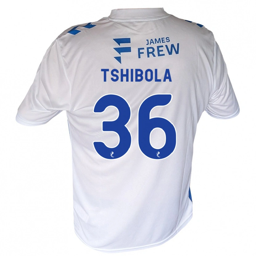 Danxen Kvinnor Aaron Tshibola #36 Kungligblå Vit Hemmatröja Matchtröjor 2026/27 Tröjor T-Tröja