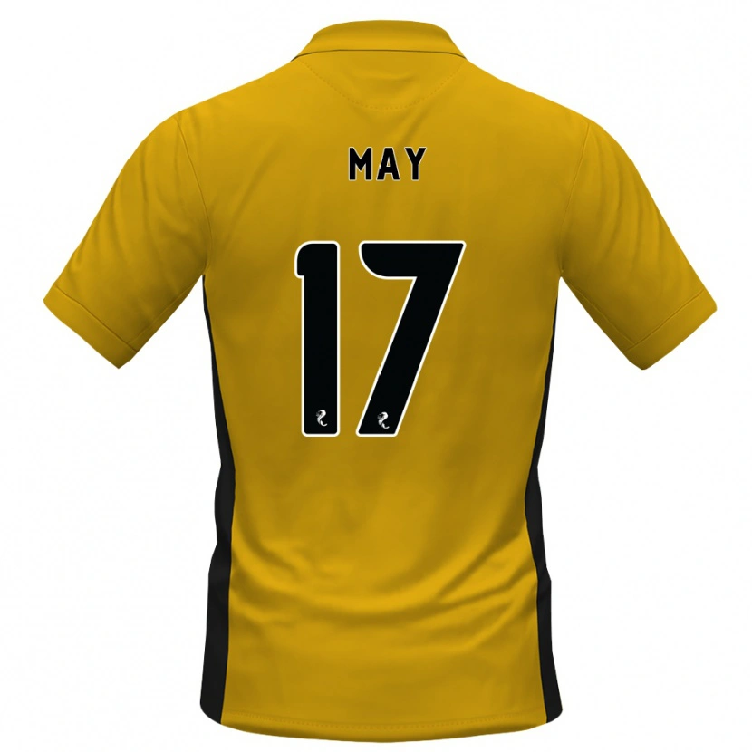 Danxen Kvinnor Stevie May #17 Orange Svart Hemmatröja Matchtröjor 2026/27 Tröjor T-Tröja