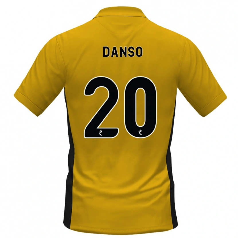Danxen Kvinnor Emmanuel Danso #20 Orange Svart Hemmatröja Matchtröjor 2026/27 Tröjor T-Tröja